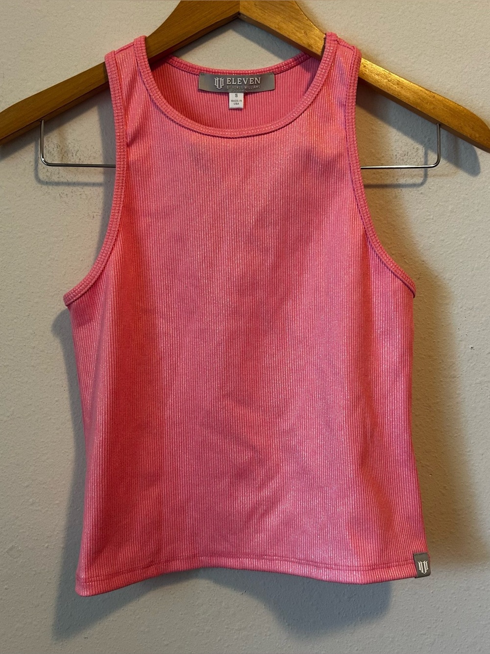Eleven by Venus Williams Women’s Small Sparkling Pink Tank Active Top